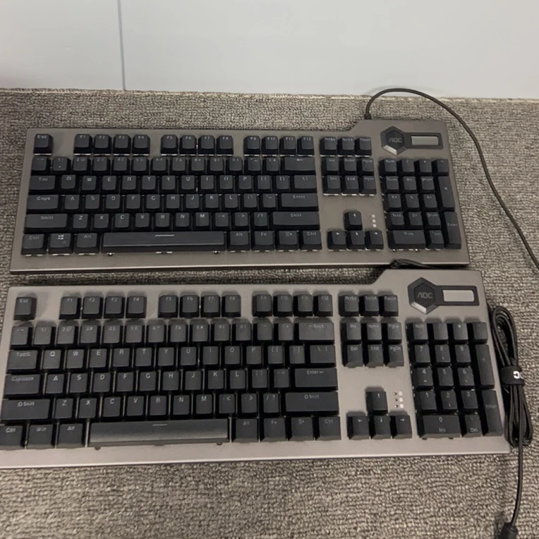 AOC GK420 104键 电竞有线机械键盘 炫彩灯光 【库存样品】