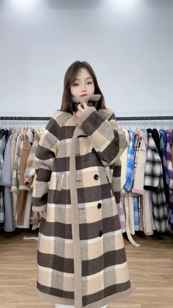 【H101-H215】2024年秋冬网红新款气质大衣