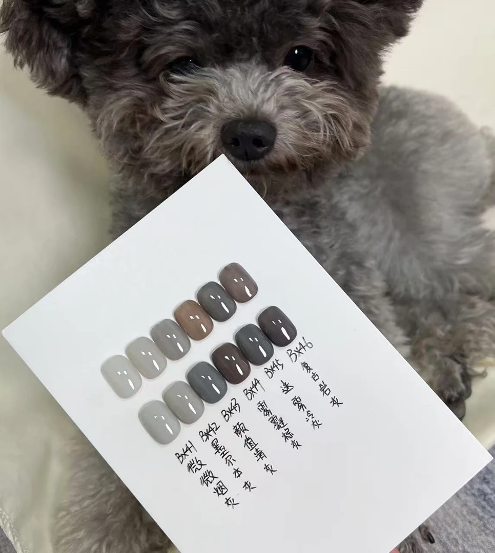 【灰泰迪】北鸥冰透打底裸肤6色裸色美博会单瓶甲油胶开店必备美甲