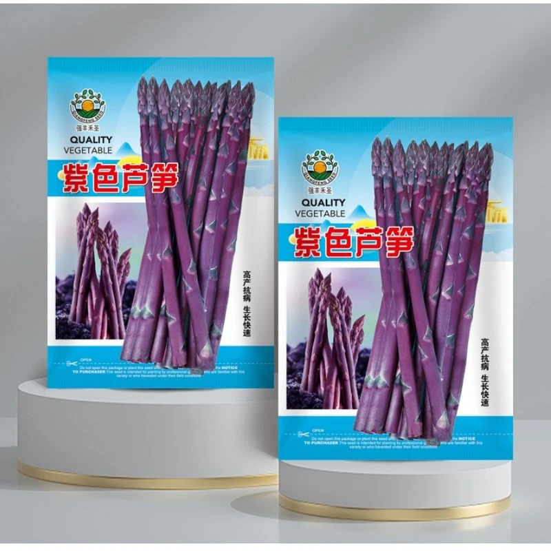 (新客立减)紫色水果芦笋种植阳台盆栽家庭小院四季种植蔬菜种子全