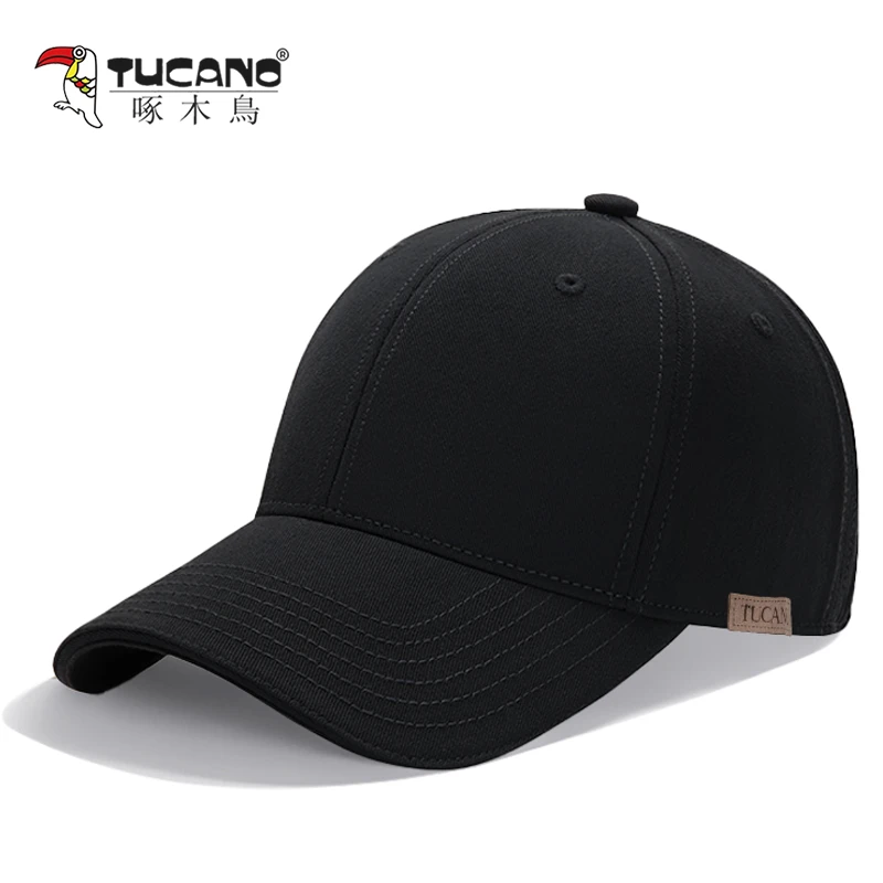 啄木鸟新款硬顶遮阳棒球帽子男女韩版显脸小太阳帽百搭街头鸭舌帽