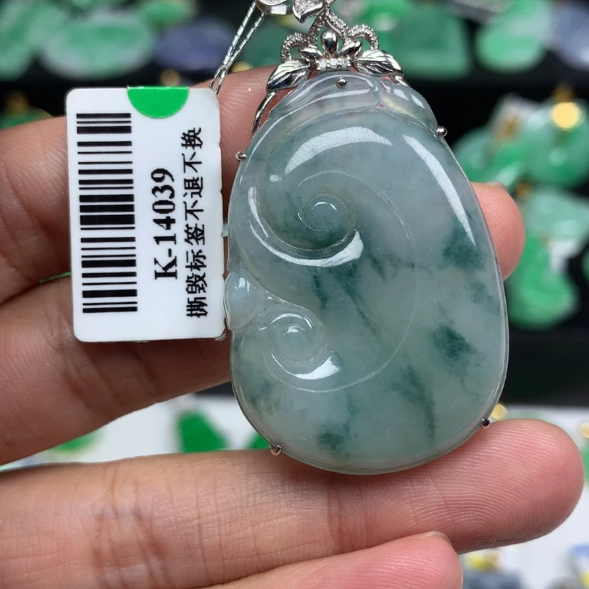 【闪购商品】翡翠颈饰18K金镶嵌汐*