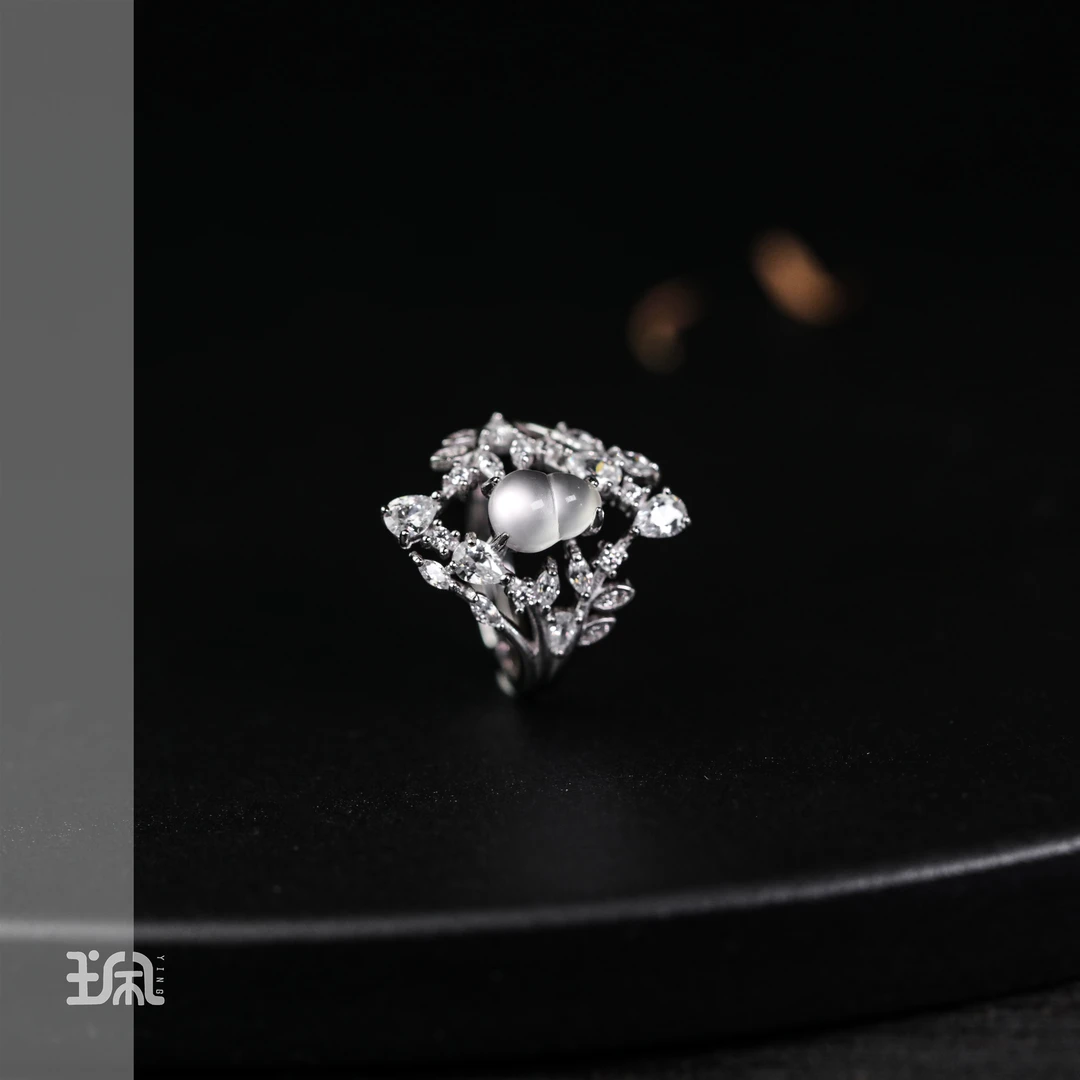 繁曙|石英质玉*戒指*S925银镶嵌YCC24112350多样性发其一