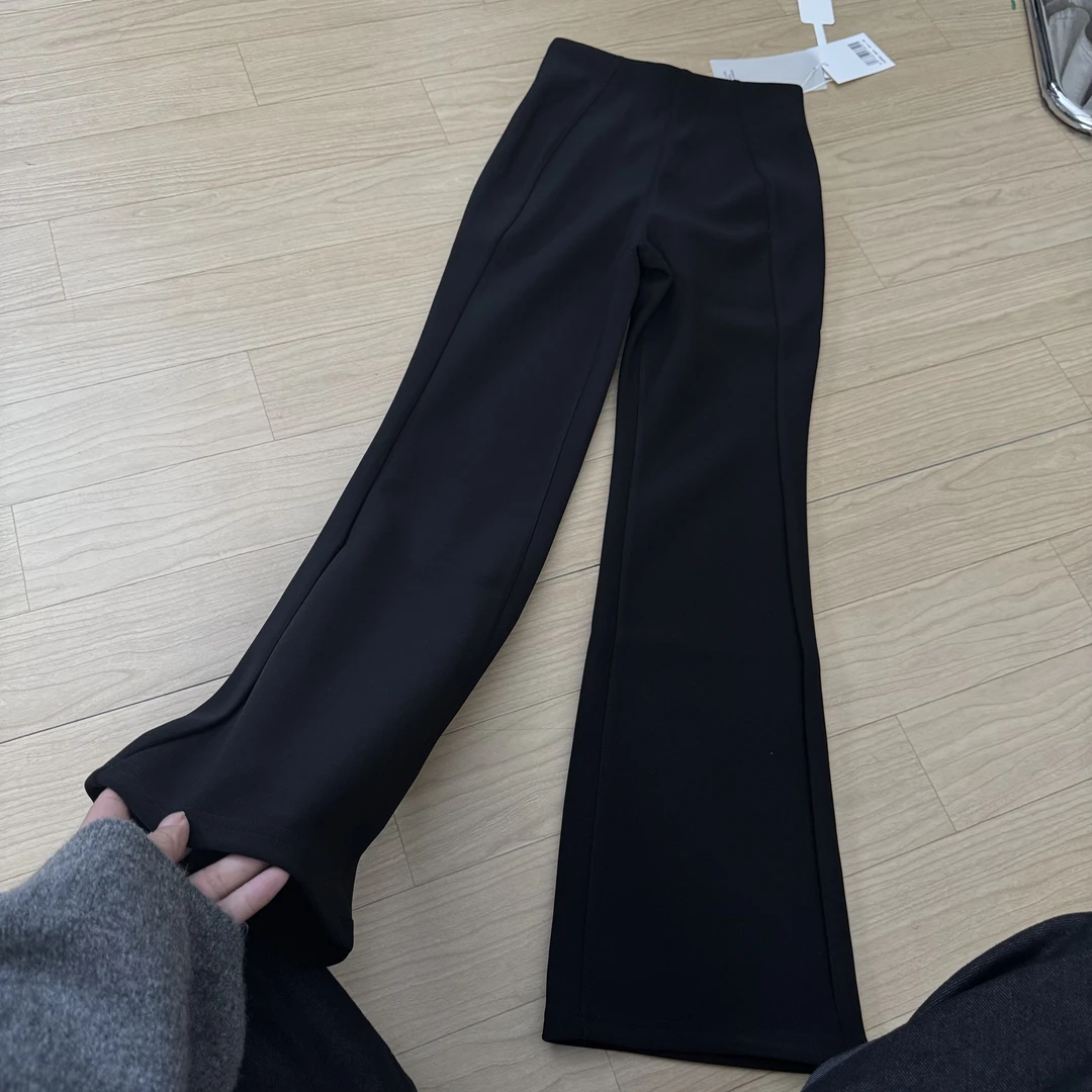 微喇女神裤  超模小黑裤 万向弹零束缚立裁显瘦腿精裤