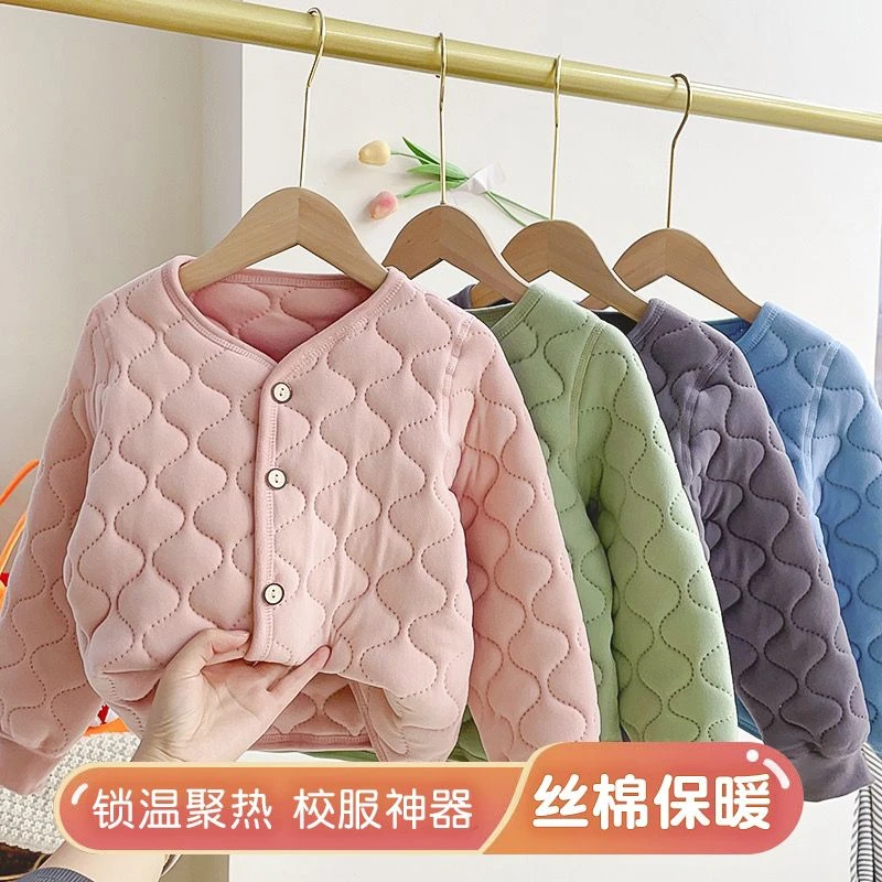 儿童内胆棉衣男童女童棉服中大童校服宝宝加厚保暖棉袄神器锁温潮