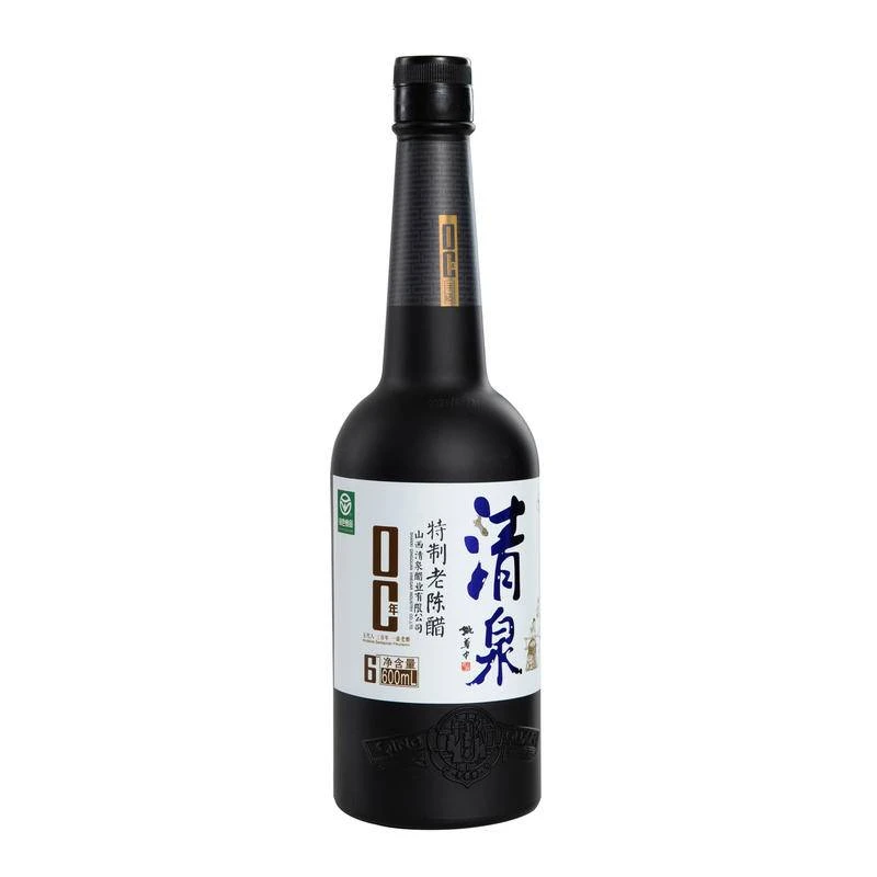 清泉兴县绿色食品八年6°老陈醋食用醋600ml瓶装