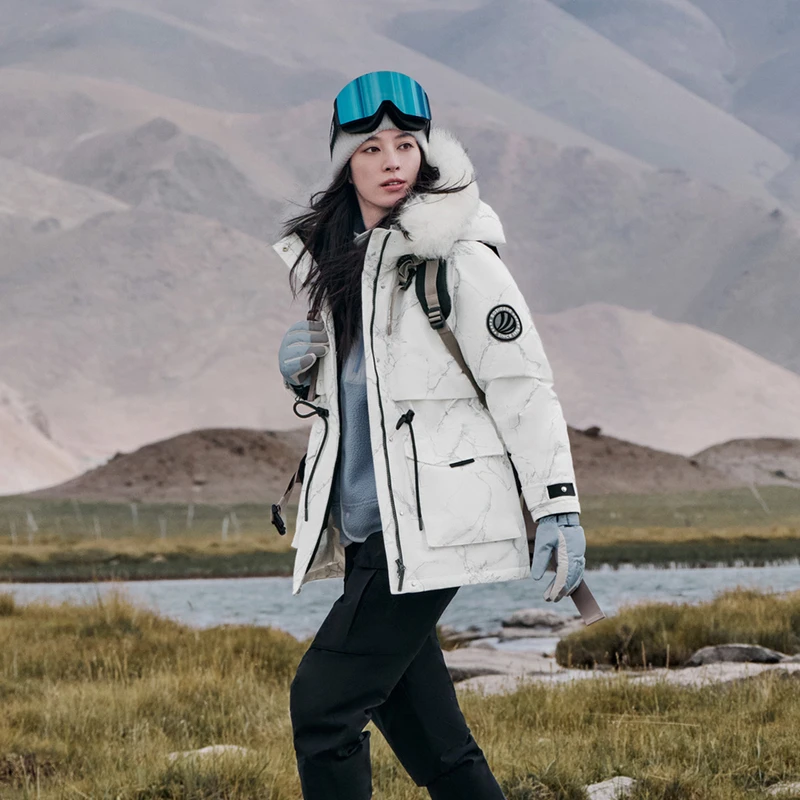 波司登冬季新款极寒羽绒服长款加厚保暖防风抗寒棉服女B40142312