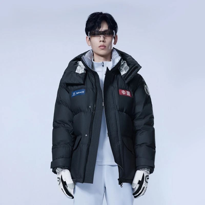 波司登H【太空系列】国潮远红外蓄热加厚保暖羽绒服B30143640