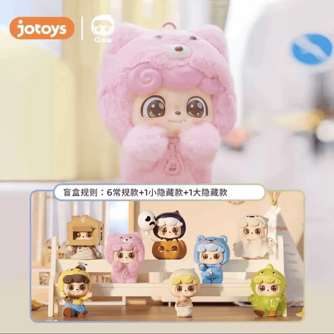 【拆盒】OTOYS奇偶潮乐Q.kid做你的可爱小鬼系列盲盒潮玩可爱手办