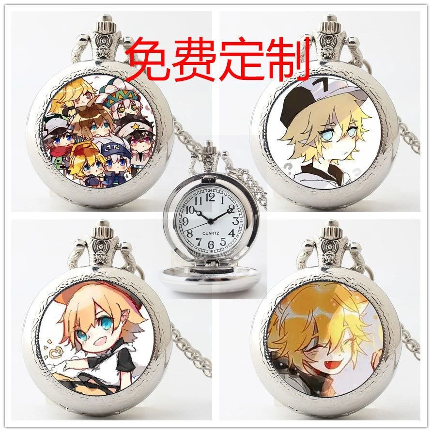 怀表手表项链表学生男女二次元儿童时间青少年钟表吊坠创意礼品
