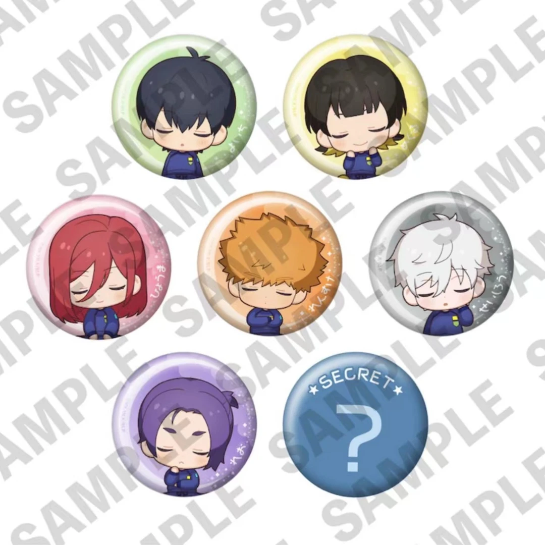 蓝锁BULELOCK睡觉Q版吧唧徽章【默认代拆】