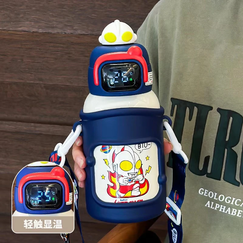 酷炫立体奥特曼吸管保温杯N1410