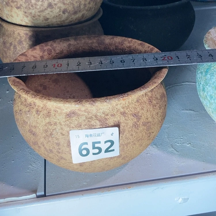 【闪购商品】陶瓷花盆652口14高10
