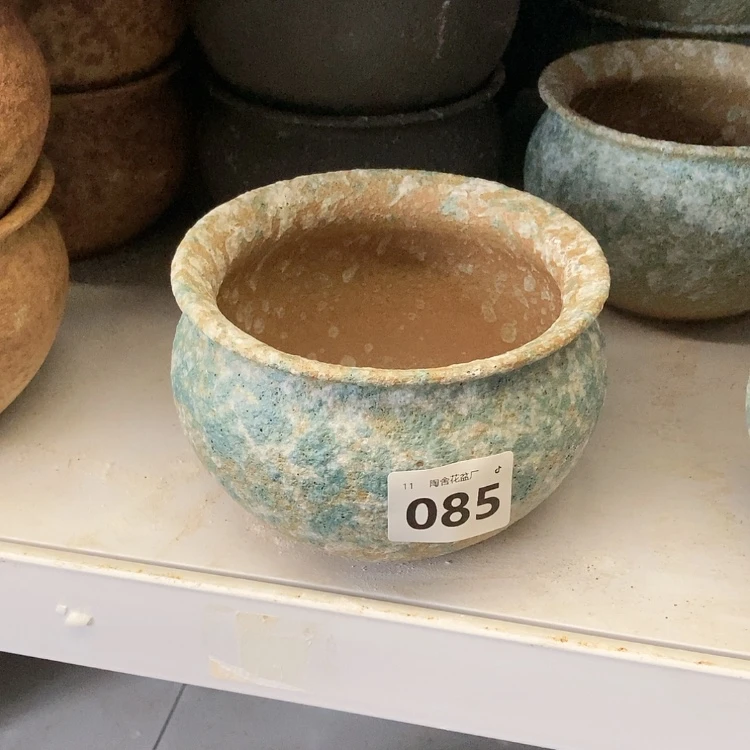 【闪购商品】陶瓷花盆085口15高10