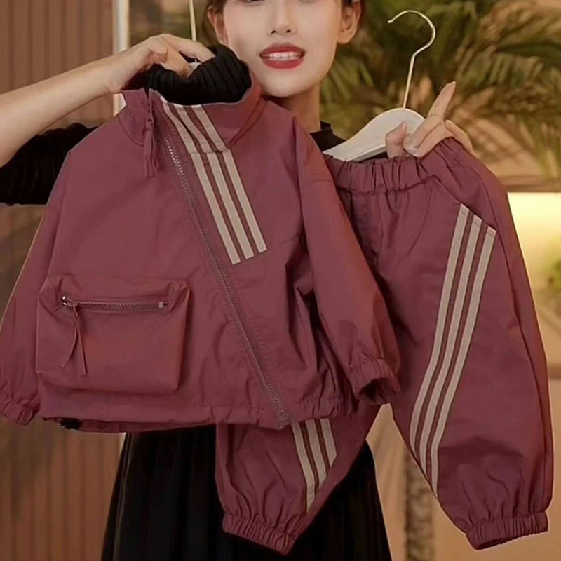 童装女童套装秋装2025新款中大童儿童洋气时髦女孩春款