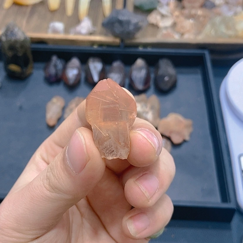 【闪购商品】发晶红皮发晶未镶嵌咻*
