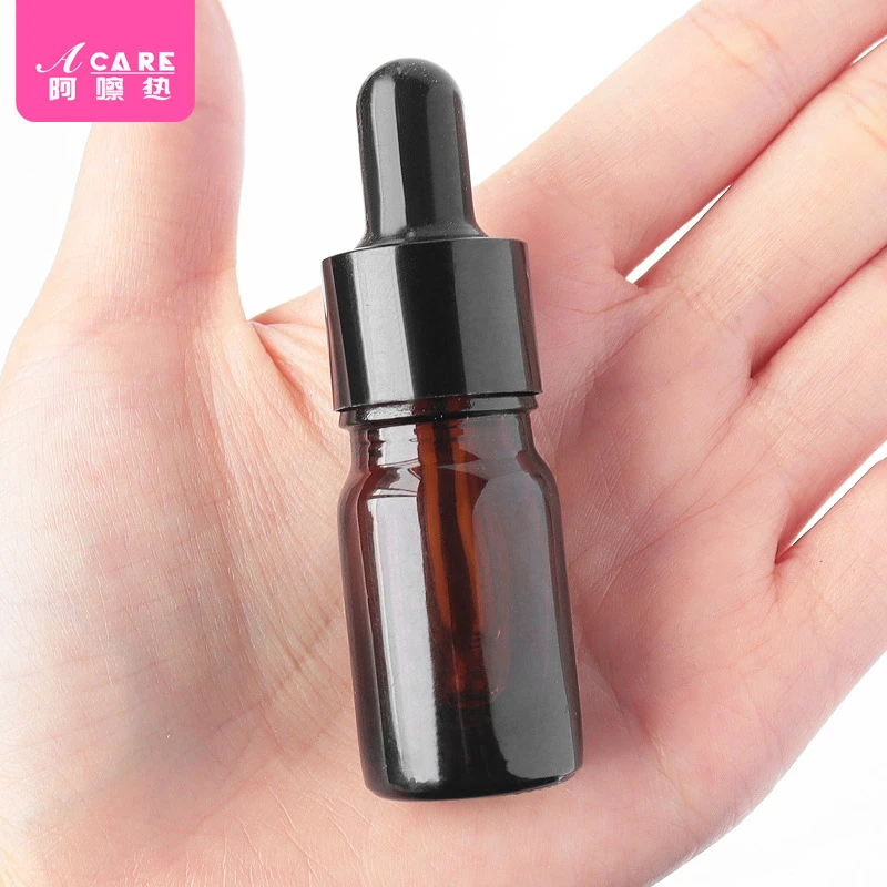 一件代发包邮 滴管瓶AE1S25-无刻度避光玻璃滴管旅行调配空瓶小样