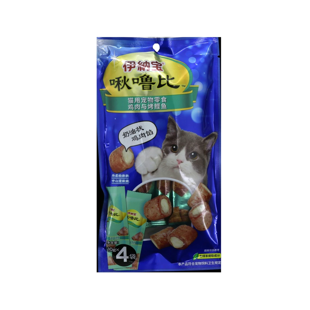 啾噜比鸡小胸肉烤鲣鱼妙好猫零食40g273c