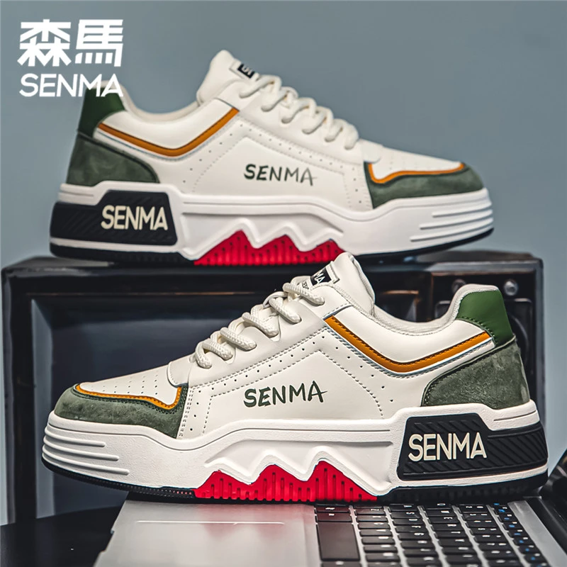 森马男鞋时尚休闲厚底增高板鞋潮流百搭复古青少年韩版低帮潮鞋男