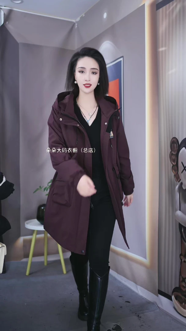 【上新定制】H.G7258#-新款减龄百搭加绒加厚外套