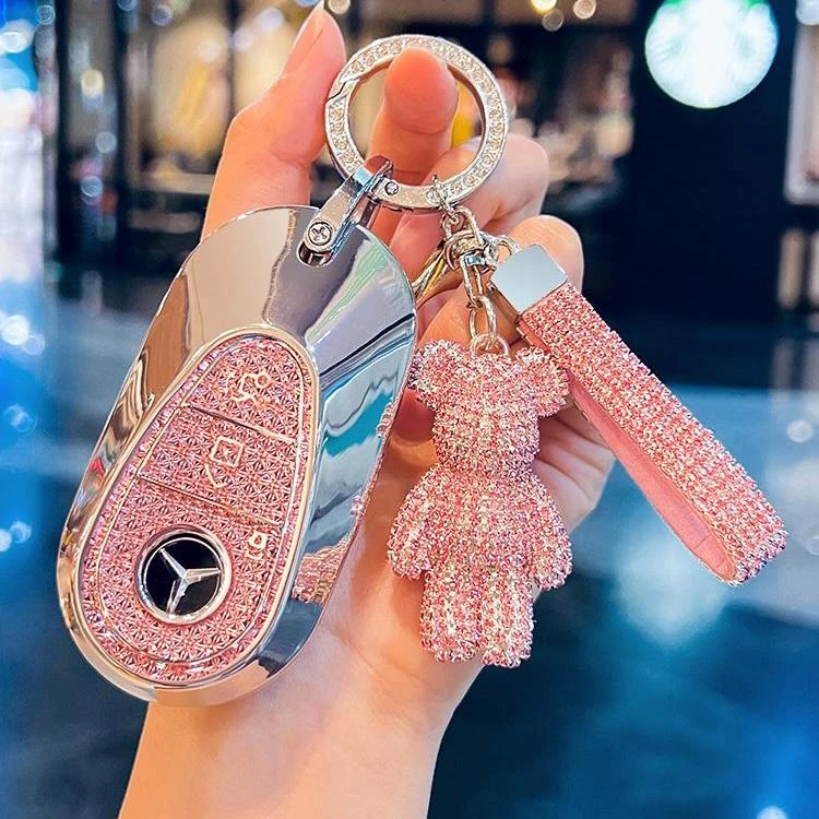 适用奔驰C260L钥匙套E300L/A/C200l/200车glc300l/260壳gla200扣