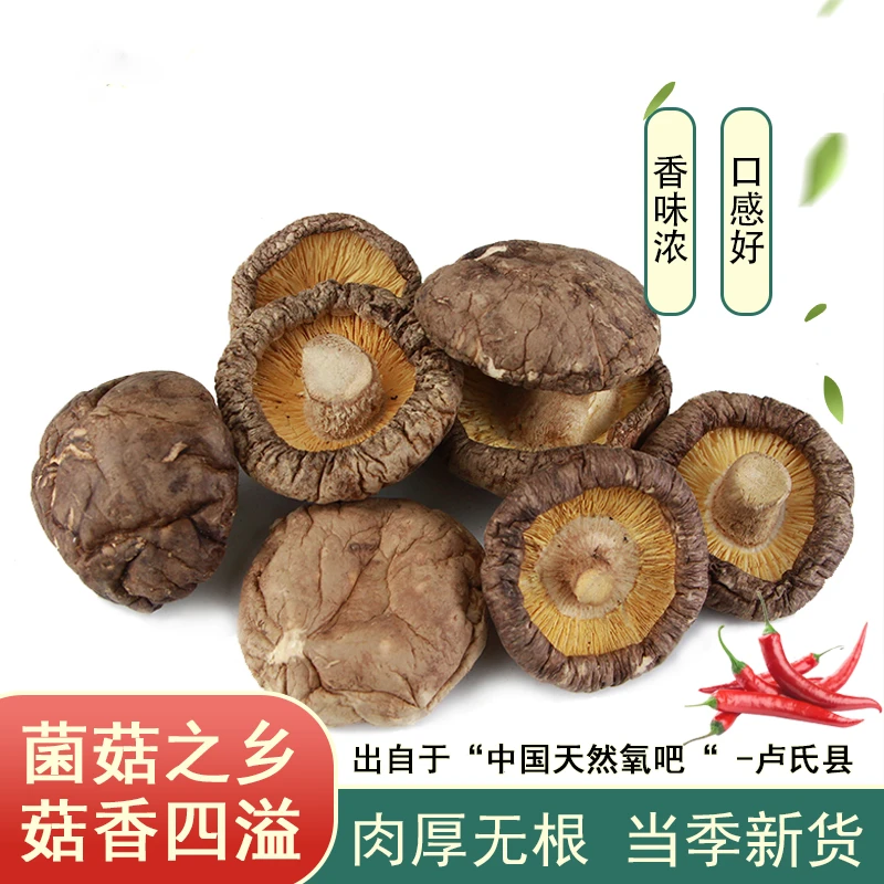 河南小干香菇干货肉厚无根营养美味煲汤味香炒菜超香夜宵