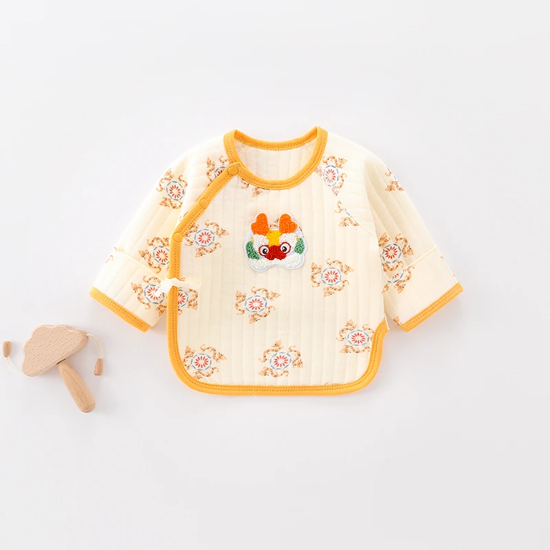 （新生儿）婴蒂 秋冬保暖8-9-10-11-12-1-2-3-4-5月无骨半背衣