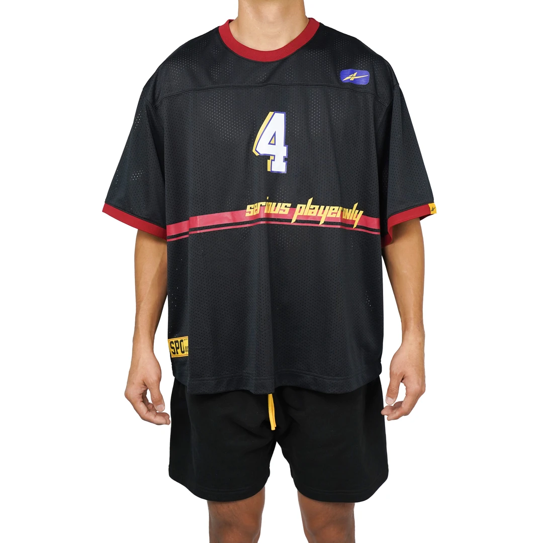 SPO 网眼短袖 黑色