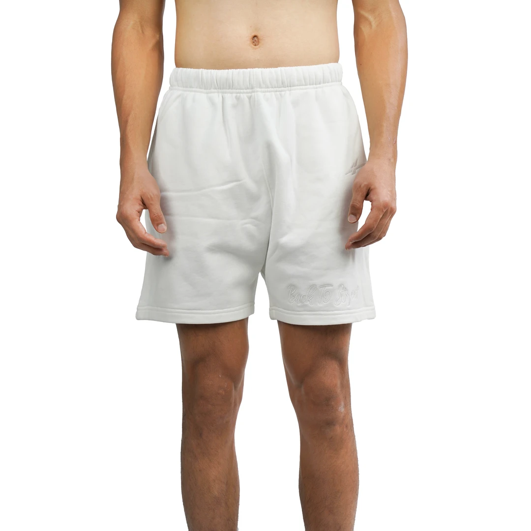 SPO美式复古生活短裤 白色