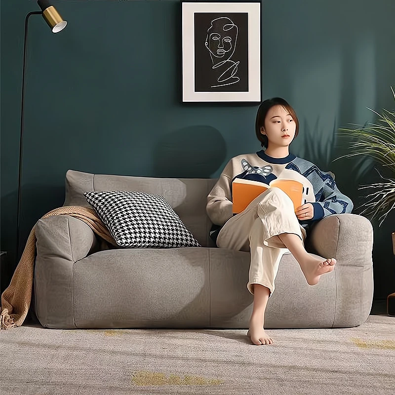 新疆包邮懒人沙发榻榻米单双人网红ins风出租屋房间阳台躺卧室地