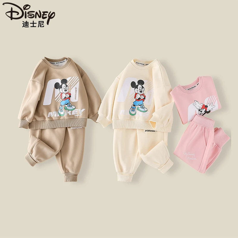 Disney/迪士尼儿童套装秋季新款洋气时髦宝宝两件套XOE3ZZ116-115