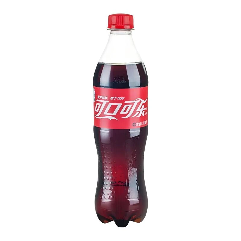 COCA COLA/可口可乐碳酸饮料经典塑料瓶500ml瓶（无糖可口可乐）