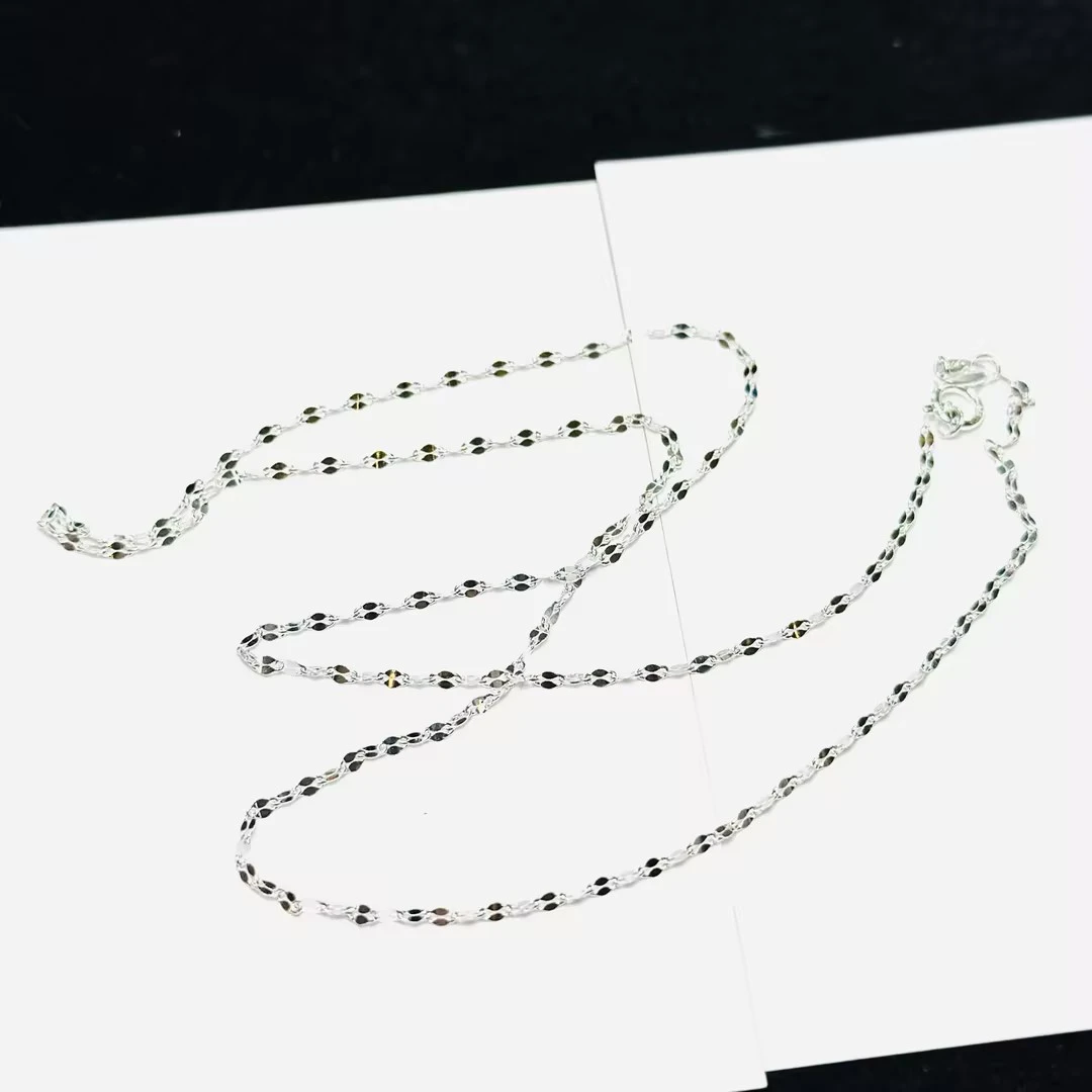 925银银制品 【CH-12-29】S925银嘴唇链-项链