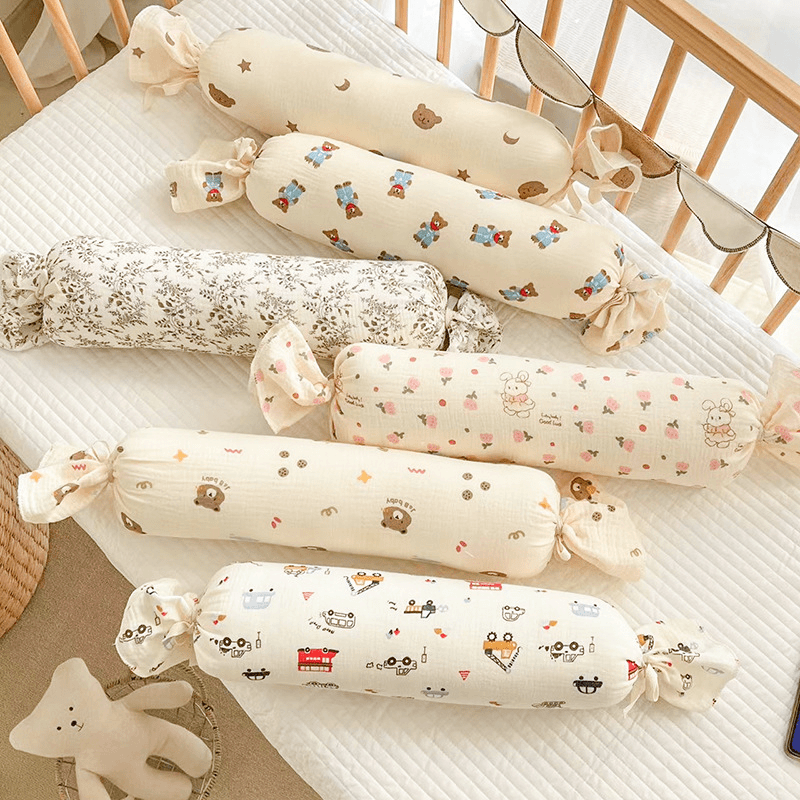 ins韩系糖果枕圆柱长条形枕头婴儿安抚侧身睡枕宝宝抱枕婴儿挡枕