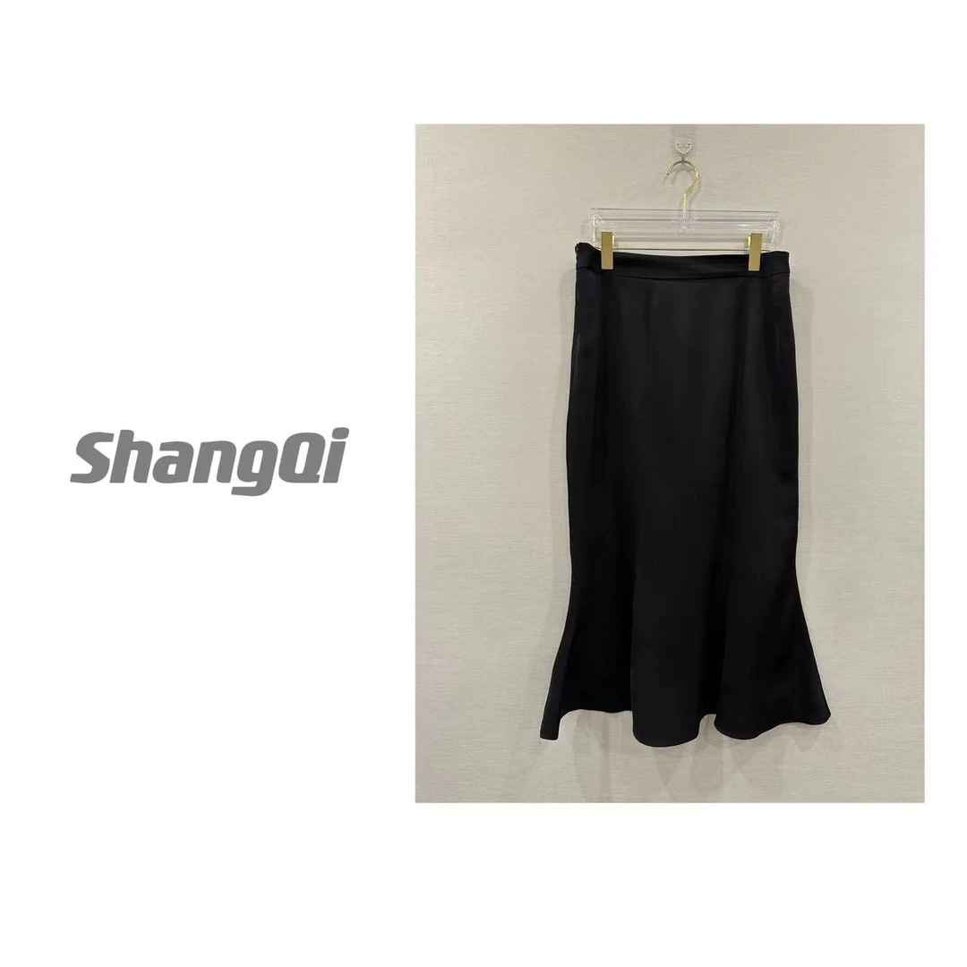 醋酸鱼尾半裙——夏天穿太显薄太显贵了！！卡码拍大