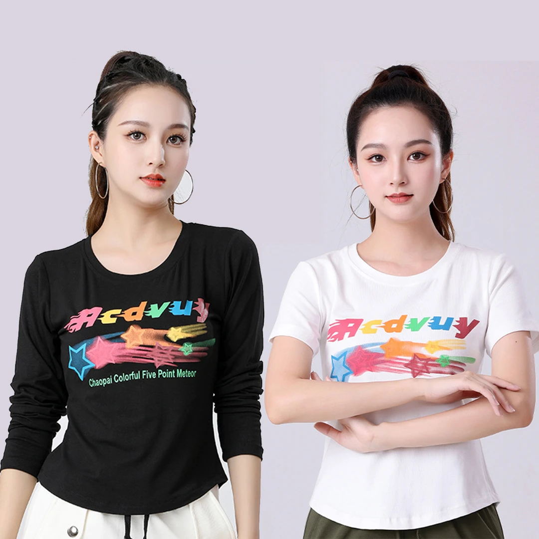 2025秋季广场舞服装新款跳操服运动休闲上衣MLFS