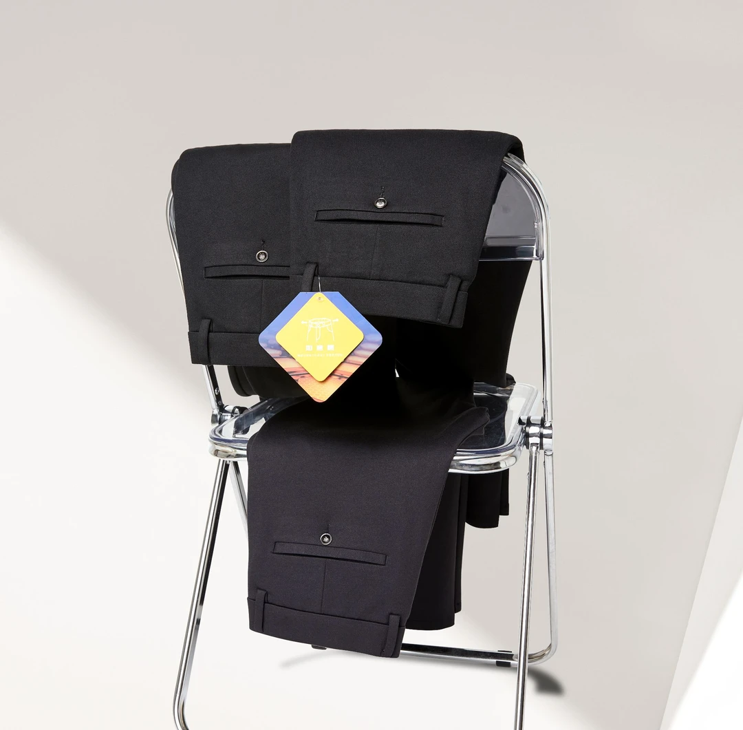 高端秋冬款男士直筒秋冬百搭直筒商务休闲直筒裤