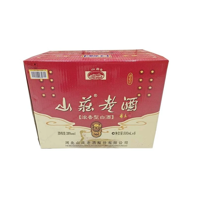 【整箱6瓶】山庄老酒铁帽子王白酒38° 500ml/瓶*6