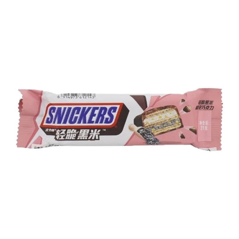 德芙士力架轻脆黑米威化巧克力31g/块