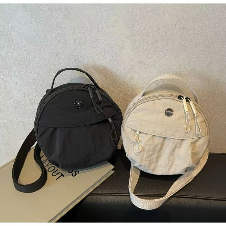 2024新款高颜值个性小圆包甜美百搭手机包包通勤出行单肩包斜挎包