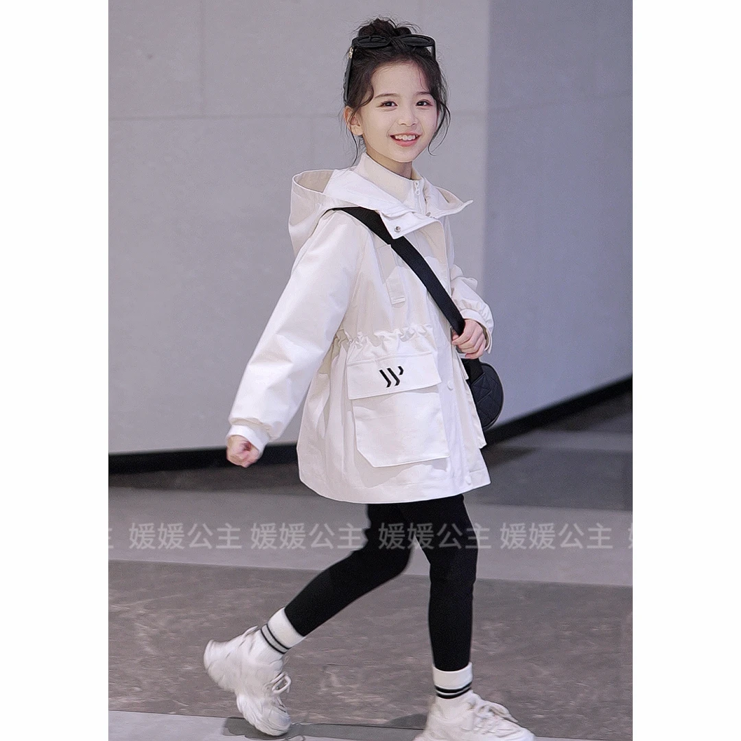媛媛公主媛【云之派克】2025冬女中大童加绒加厚派克外套14415R458
