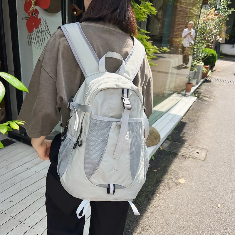 书包女2024新款大容量高中学生背包男双肩包小学生4-6年级(C30)