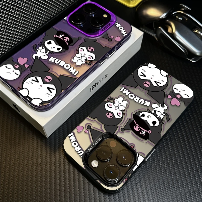 库洛米适用苹果16promax手机壳iPhone15创意14保护套17可爱12卡通