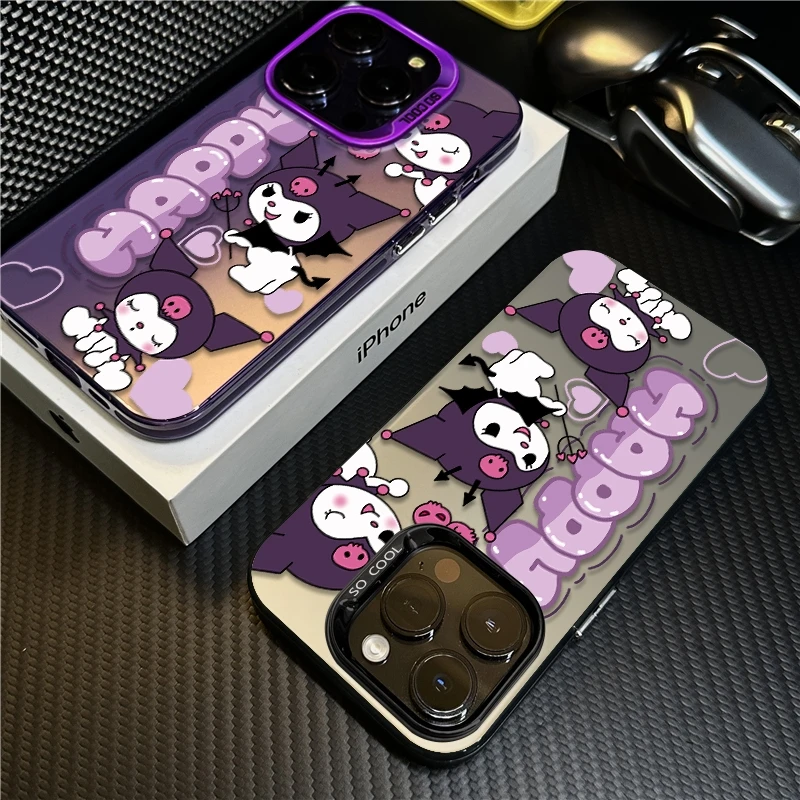 库洛米适用苹果16promax手机壳iPhone15防摔14保护套17创意12卡通