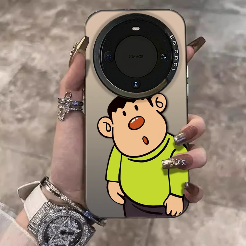 红鼻胖虎适用OPPOFINDX8手机壳创意防摔FINDX8PRO新款保护套磨砂