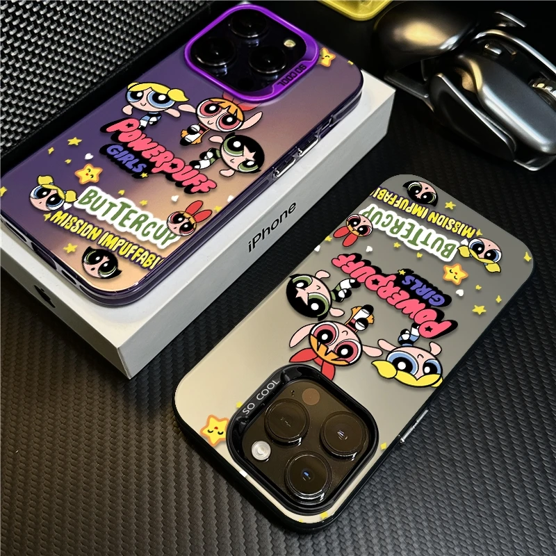 飞天小女警适用苹果16promax手机壳iPhone15防摔14保护套17创意12