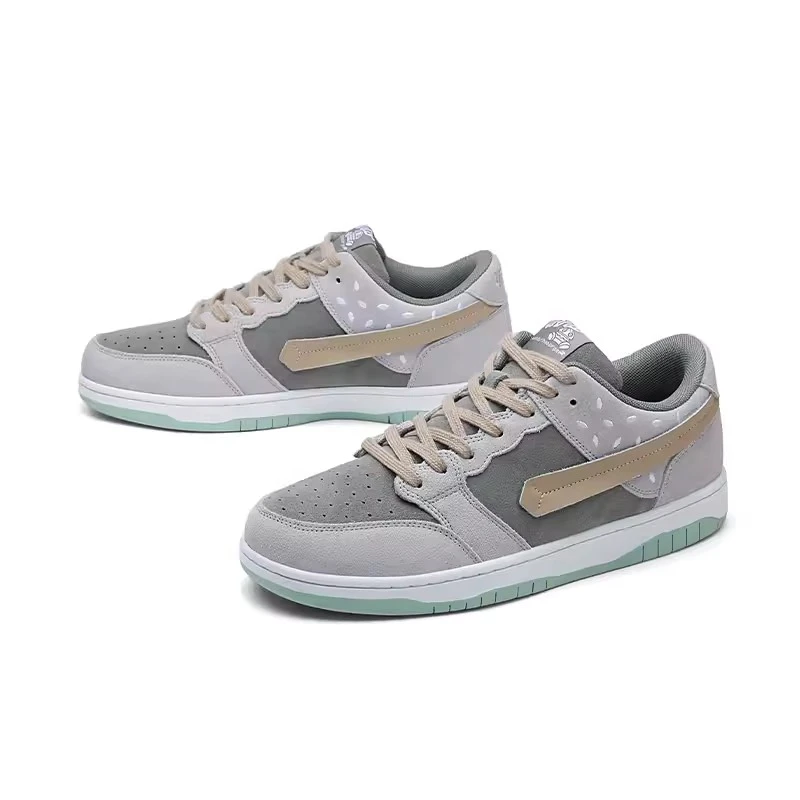 vandy the burger汉堡鞋官方正品情侣款板鞋汉堡灰时尚百搭复古