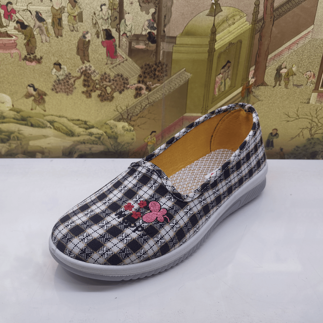 京禧源老北京布鞋平底舒适女鞋春秋款单鞋休闲鞋妈妈鞋驾车鞋