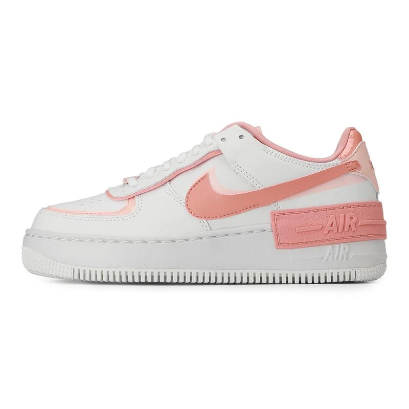 Nike/耐克女子W AF1 SHADOW 马卡龙粉色空军低帮休闲鞋CJ1641-101