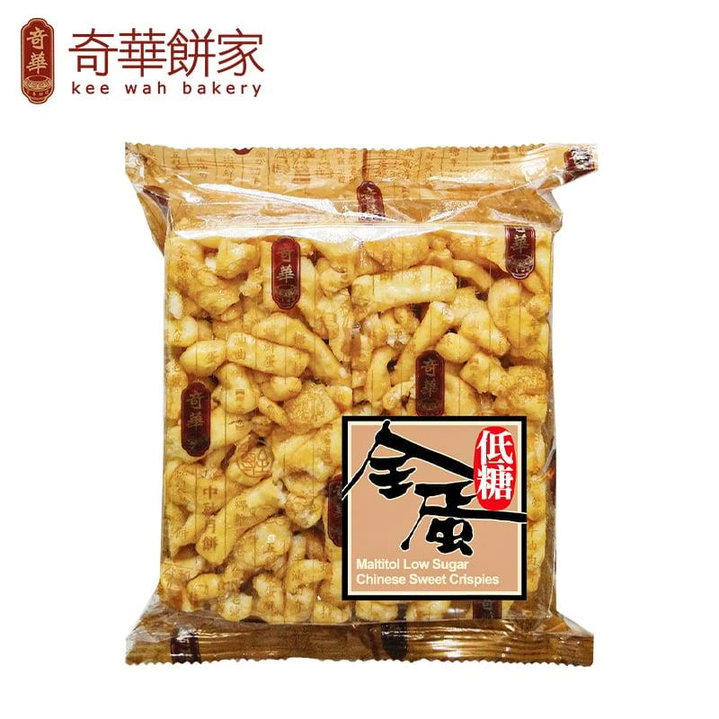 中国香港【奇华饼家】麦芽糖醇低糖沙琪玛个零食特产早餐笋1g
